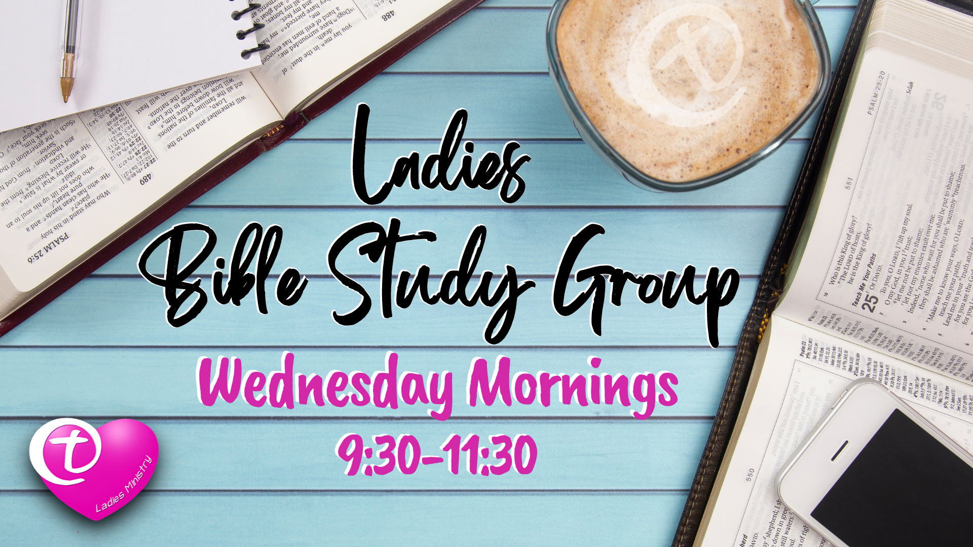 Ladies Bible Study Group (no childcare)