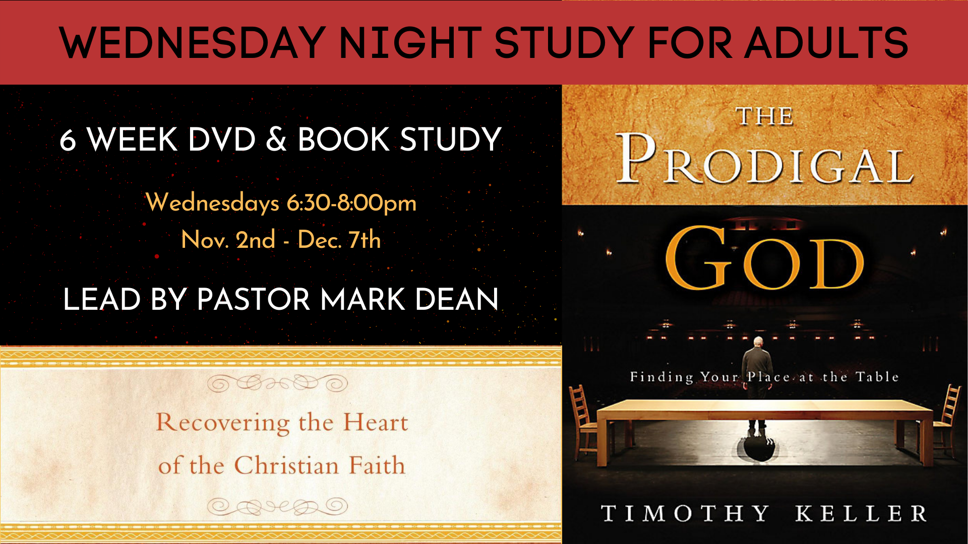 WED NIGHT STUDY FOR ADULTS – The Prodigal God