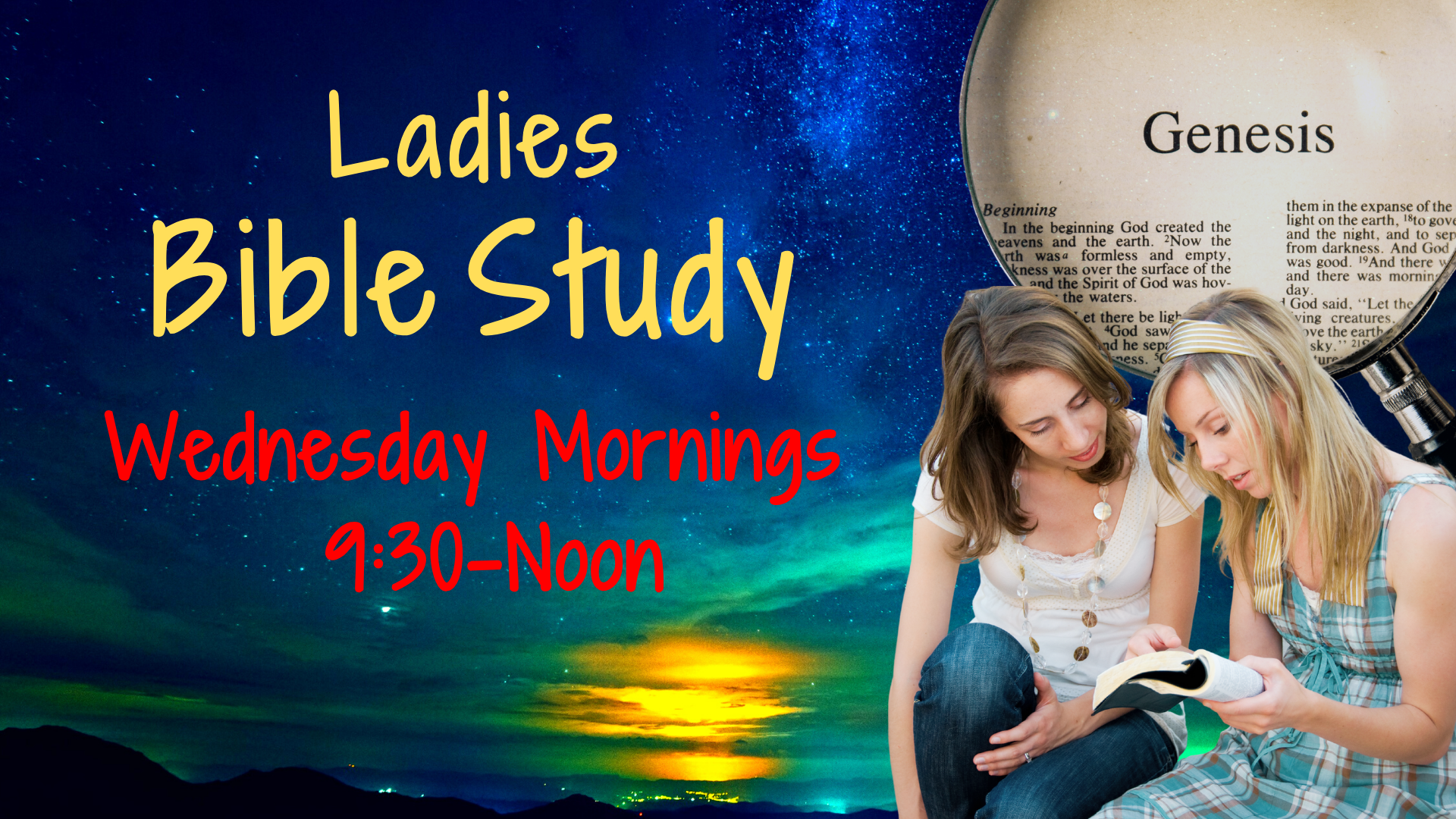 Ladies Bible Study WEDNESDAYs